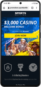 SportsBetting Casino Mobile App Phone