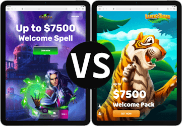 Shazam Casino Mobile vs Lucky Tiger Casino Mobile 2023
